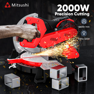 <span class=keywords><strong>Scie</strong></span> à onglets électrique Mitsushi Power <span class=keywords><strong>Action</strong></span> 2000W, qualité bricolage, pour le bois, avec fonction 4600 tr/min - Product Image 4