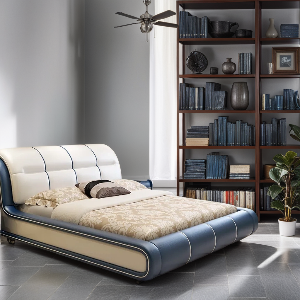 クイーンベッドフレームベッドルームセット掛け布団フレーム収納ウッド