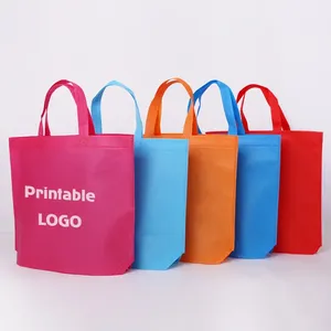 Bolsa de Compras Ecológica Plegable Reutilizable Personalizada a Todo Color, Bolsa de Mano Nueva Personalizada, Bolsa de Compras Reciclada No Tejida - Product Image 3