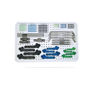 Ensemble de compression de verrouillage TPLO en alliage de titane - Conception <span class=keywords><strong>LCP</strong></span> avancée pour une stabilité robuste, guérison osseuse canine optimale, garantie de 3 ans - Product Image 1