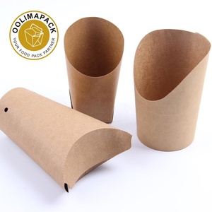 <span class=keywords><strong>Cono</strong></span> de Papel Kraft Desechable para Papas Fritas, Caja de Papel para Papas Fritas al por Mayor para <span class=keywords><strong>Comida</strong></span> de Crepas, <span class=keywords><strong>Cono</strong></span> de Papas Fritas Redondo Personalizado - Product Image 6