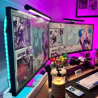 Éclairage d'Ambiance RVB pour Écran d'Ordinateur pour Salle de Jeu, Rétroéclairage Décoratif de Bureau Synchronisé avec l'Écran
