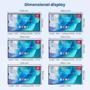 Factory New 4K UHD 65/75/86/98/110 Inch Ir Touch Screen Smart Whiteboard Interactive Board Teaching <strong>Digital</strong> Flat Panel - Product Image 5