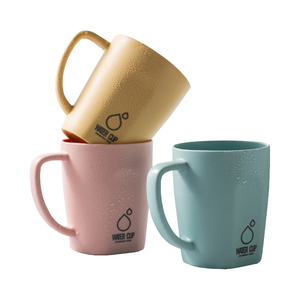 <span class=keywords><strong>Gobelet</strong></span> à gargarisme réutilisable en fibre de blé écologique avec logo <span class=keywords><strong>personnalisé</strong></span>, pour eau potable, café, thé, mug en <span class=keywords><strong>plastique</strong></span> avec poignée, pour la maison et l'<span class=keywords><strong>école</strong></span> - Product Image 1