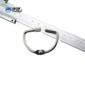 EWANG Iron 1.5 Inch Fabric Storage Book Ring D Shape Washi Tape Storage Ring - Product Image 3
