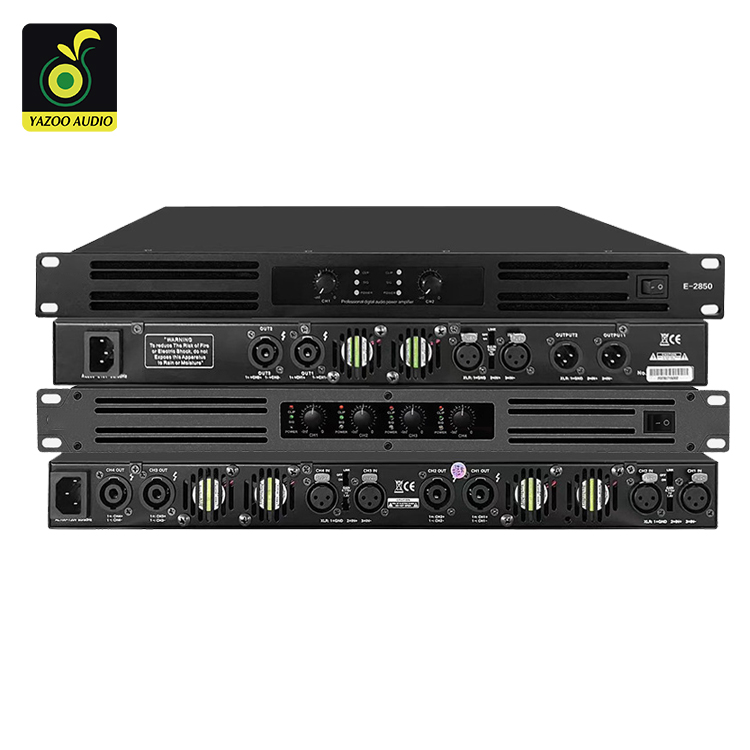E-4600 цифровой усилитель класса d 4*600 Вт канал мощный профессиональный аудио усилитель звука