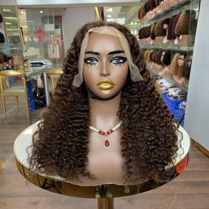 Brazilian Lace <b>Hair</b> <b>Wig</b> SDD 18 inch Burmese Curl 13x4 Transparent Lace Front <b>Human</b> <b>Hair</b> <b>Wigs</b> - Product Image 1