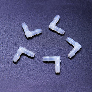 ZDVseal PA66 saydam beyaz sağ açı 2 yönlü değişken çap dirsek boru bağlantı parçaları düşük basınç ile pürüzsüz yüzey - Product Image 4