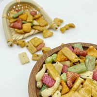 Camilan Nasi Jepang Renyah Populer, Kerupuk Nasi Panggang Goreng, Camilan Kosher