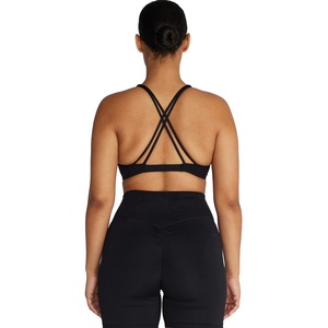 Soutien-gorge de sport en nylon et élasthanne pour femme, respirant, maintien ferme, confort, compression, vêtements de sport actifs, motif imprimé, type yoga, <span class=keywords><strong>spandex</strong></span> - Product Image 6