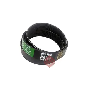 SW EPDM manufacturing industry 8pk1444 8pk1250 8PK1543 3288790 3911571 Fan Belt v ribbed belt For Cummins Engine Parts