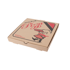 Caja de pizza barata Fábrica China Caja de embalaje de pizza corrugada Logotipo impreso Caja De Pizza Caja De 40x40 Caja para pizzería - Product Image 2
