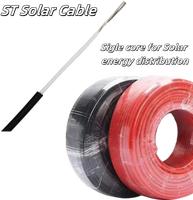 Cable Fotovoltaico ST H1Z2Z2-K PV1-F con Certificación TUV, Sistema de Distribución de Energía Solar, Cables de 1*2.5MM, Voltaje Nominal de 0.6/1KV