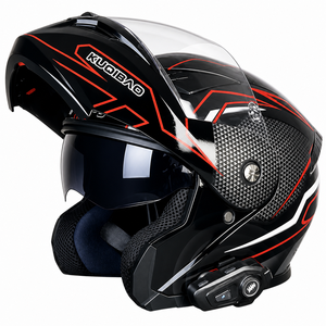 Casco de Motocicleta Modular con <span class=keywords><strong>Bluetooth</strong></span> A818, Visera Doble Abatible, Auriculares K50, Certificado 3C, para Hombres y Mujeres - Product Image 3