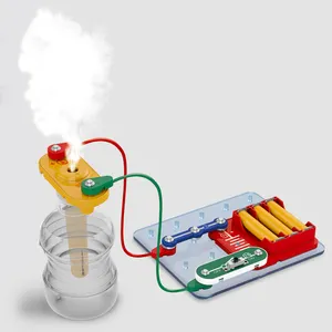 Blocs de circuit éducatifs, tige d'expérimentation de pulvérisation, jouets scientifique