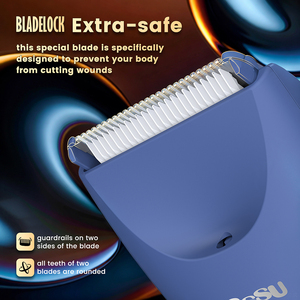 Recortadora de ingle recargable con pantalla LED ENSSU, cortadora de pelo corporal, cuchilla de cerámica reemplazable, recortadora de pelo corporal con Base de carga - Product Image 5