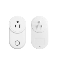 Boîtier de prise murale US en polycarbonate pour maison intelligente, prise WiFi, contrôle de l'alimentation sans fil