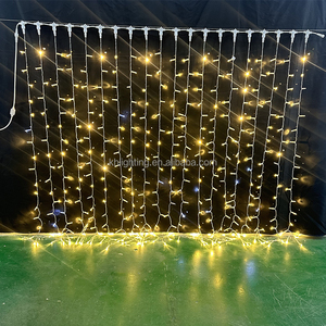 Guirnalda de Luces <span class=keywords><strong>LED</strong></span> para Exteriores, con Forma de Flores, Color Blanco Cálido, para Navidad, Cortina de Luces, Resistente al Agua IP65, Control por Voz, para Fachadas y Cascadas - Product Image 3