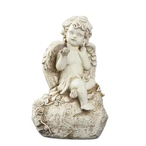 Sculpture d'ange de bébé en résine de technologie, décoration de la maison, vente en gros