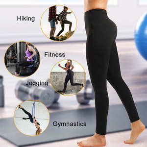 Fitness Sports <span class=keywords><strong>Sauna</strong></span> Shaper Pantalon Plein <span class=keywords><strong>Effet</strong></span> De Sueur Chaude Minceur Pantalon Shapewear Workout Gym Leggings - Product Image 6