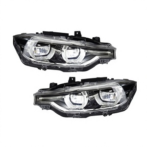 Promotion : Phares de Voiture Améliorés Style 2019 à LED avec Double Lentille Projecteur, Étanche, 6500K, 12V pour BMW Série 3 F30/F31/F35/F80 (2013-2019) - Product Image 1