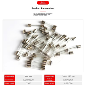 5*20 мм предохранители для стеклянной трубки, микропредохранитель, 32 мА 0,1 А 0,2 А 1А 2А 3А 4А 5А 6А 7А 8А 10А 15А 20А усилитель с UL, RoHS, VDE, KC, PSE - Product Image 3
