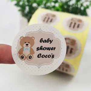 Manufactory Wholesale Custom Waterproof Cosmetic Security Labels Decal Printing Label Machine Roll Sticker