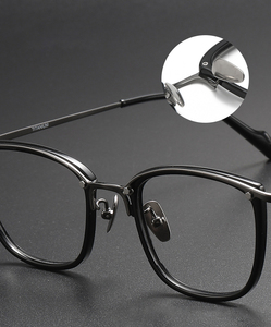 Lunettes Rétro Titane en Acétate pour Hommes Montures de Lunettes de Soleil Personnalisées Lunettes de Vue Lentilles avec Prescription - Product Image 5