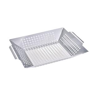 Da campeggio in acciaio inox BBQ con griglia antiaderente per Barbecue padelle con manico accessori per grigliate all'aperto - Product Image 6