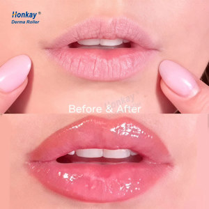 Mini tự động <span class=keywords><strong>Micro</strong></span> Con lăn tóc râu lông mày tăng trưởng Derma con lăn mắt Brow Lip Booster con lăn với dầu - Product Image 4