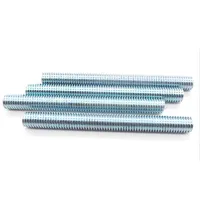 DIN975 Blue White Zinc Carbon Steel Full Threaded 4.8 Grade low carbon stahl Thread Rod 1/2/3 meter