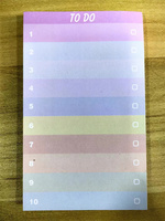 Bloc-notes de planification personnalisé avec logo imprimé, feuilles mobiles, non-adhésif, taille personnalisable, vente en gros