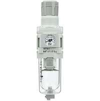 Ensemble filtre/régulateur (FR) AW40F04BDD, interface 1/2 po, 1 MPa, purge automatique, précision de filtration 5 m, série AW40