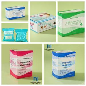 Munkcare vendita calda spugna usa e getta bastoncino orale per pulizia orale punta in schiuma - Product Image 4