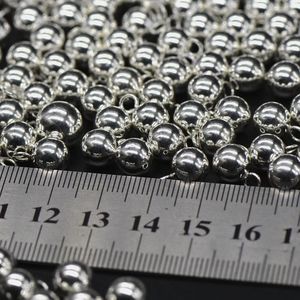 <span class=keywords><strong>A2025</strong></span> Chất Lượng Cao S925 Sterling Silver Ball Mặt Dây Chuyền Quyến Rũ Thời Trang Vòng Cổ Mặt Dây Chuyền Đồ Trang Sức Làm Kết Quả - Product Image 3