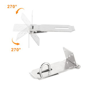 Khóa chốt bằng thép không gỉ 270 độ Khóa móc an toàn bằng kim loại Khóa cho hàng rào sân vườn ngoài trời Cổng & Cửa tủ đồ nội thất - Product Image 3