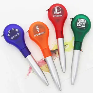 Custom logo promotion multi function tape measure plastic pen tool measuring tape mini pen