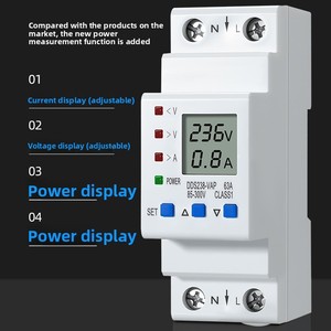 Perangkat Pelindung Tegangan Lebih Otomatis 220V untuk Rumah Tangga, Saklar Proteksi Arus Lebih AC, Proteksi Beban Lebih, dan Proteksi Petir - Product Image 4