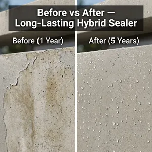 Concrete Transparent <b>Waterproof</b> Coating Clear Concrete Coating Multi Purpose Concrete <b>Sealer</b> for Protection - Product Image 5