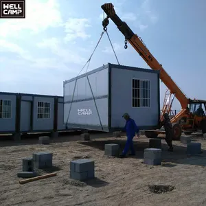 American Standards high quality foldable container house home steel structure folding prefab living container houses