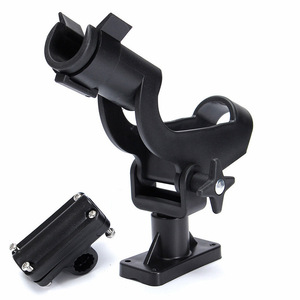 Support de canne à pêche rotatif à 360°, rotation multidirectionnelle, acier inoxydable, pour bateau, kayak, planche de surf - Product Image 3