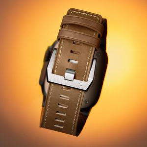 Correas de Cuero Suitisbest al por Mayor de Fábrica, Compatibles con <span class=keywords><strong>Apple</strong></span> <span class=keywords><strong>Watch</strong></span> <span class=keywords><strong>Ultra</strong></span> de 49 mm, <span class=keywords><strong>Correa</strong></span> de Repuesto de Cuero Genuino de Piel de Becerro - Product Image 2