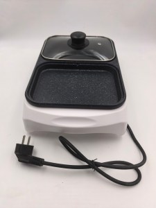 Multi-functional <strong>Electric</strong> Grill <strong>Pan</strong> With PTFE Non-Stick Surface 180 Degree Open Design For Outdoor &amp; Indoor Use - Product Image 5