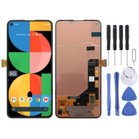 Écran d'affichage économique compatible avec Google Pixel 5A 5G 2021 avec écran tactile LCD en verre d'origine, assemblage complet