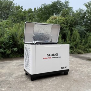 Générateur hybride solaire silencieux SLONG 18 kW, triple alimentation (essence, <span class=keywords><strong>propane</strong></span>, gaz naturel), générateur de secours domestique - Product Image 6