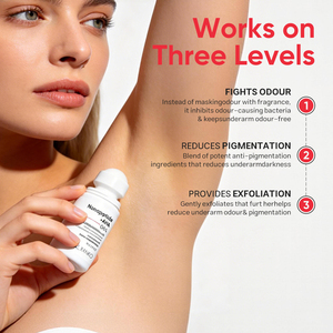 โรลออนระงับกลิ่นกายใต้วงแขนสูตร OEM แบบกำหนดเอง ผสม Nonapeptide AHA BHA ช่วยปรับผิวให้กระจ่างใส ควบคุมกลิ่นกาย ลดเลือนจุดด่างดำ บำรุงผิวกาย - Product Image 2