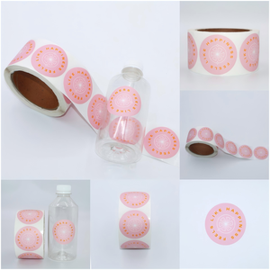 สติกเกอร์ไวนิลใสสีทองปรับแต่งได้ฉลากโลโก้ทนทานสำหรับผลิตภัณฑ์เครื่องสำอางน้ำหอมยาทาเล็บบรรจุภัณฑ์แชมพู - Product Image 4