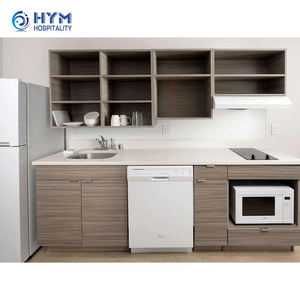 Benutzer definierte moderne Design Holz Küchen schränke Komplett sets für Apartment Küchen - Product Image 5