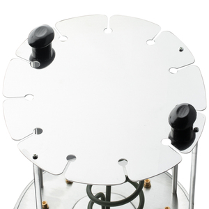 Rôtissoire RAF 1500W en acier inoxydable de haute qualité avec 11 brochettes rotatives pour kebab et barbecue - Product Image 2