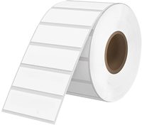Autocollants en papier imperméables autocollants personnalisés imprimés pour l'emballage, l'étiquetage des codes-barres, utilisation industrielle